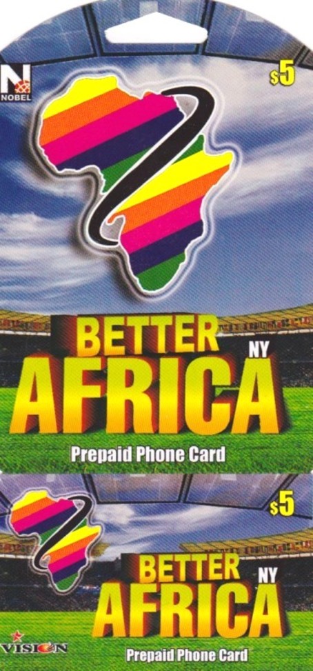 Better Africa phone card
