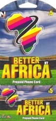 Better Africa phone card small
