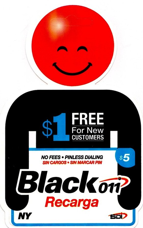Black011 phone card