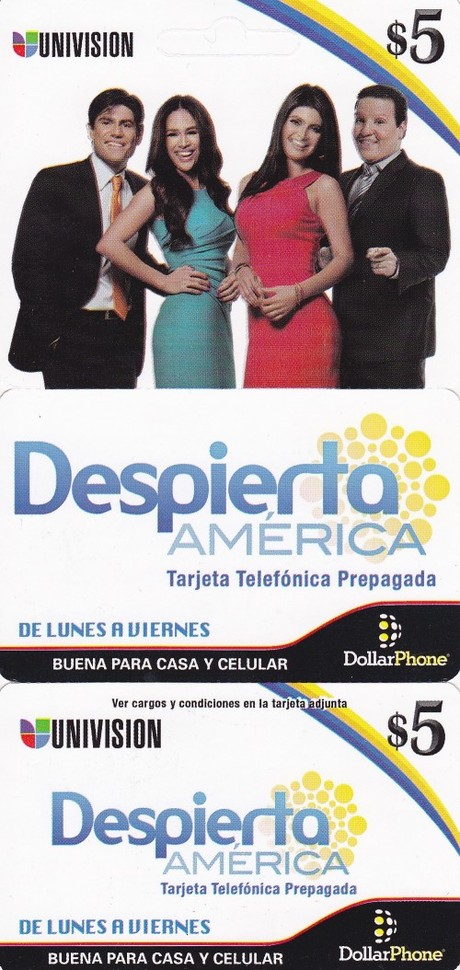 Despierta America 5 phone card