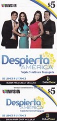 Despierta America 5 phone card small
