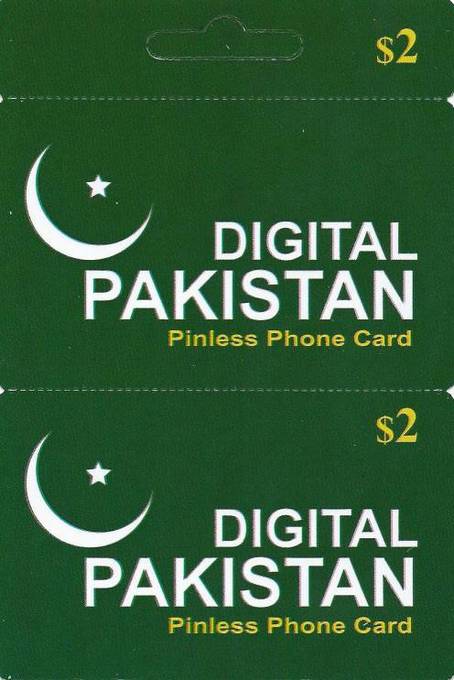 Digital Pakistan 2 phone card