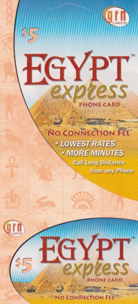 Egypt Express phone card 