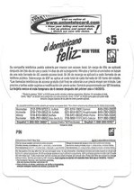 El Dominicano Feliz 5 phone card back small