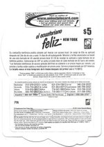 El Ecuatoriano Feliz 5 phone card back small
