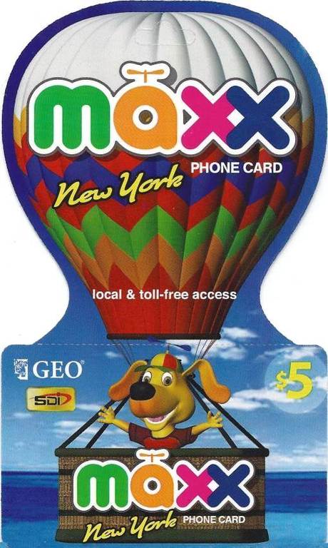 Maxx phone card