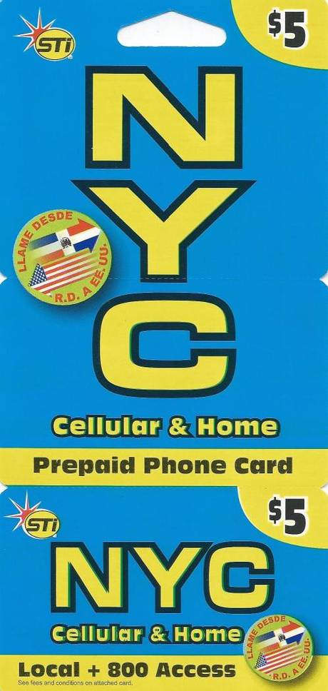 NYC phone card